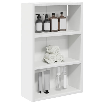 Bathroom Wall Cabinet White 40 x 16 x 62.5 cm Engineered wood