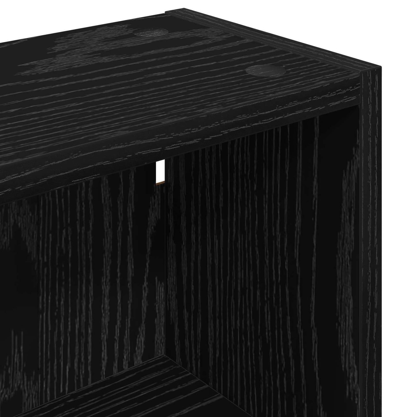 Bathroom Wall Cabinet Black Oak 40 x 16 x 62.5 cm