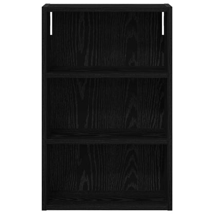 Bathroom Wall Cabinet Black Oak 40 x 16 x 62.5 cm