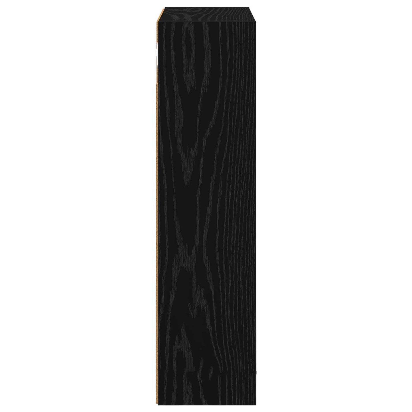 Bathroom Wall Cabinet Black Oak 40 x 16 x 62.5 cm