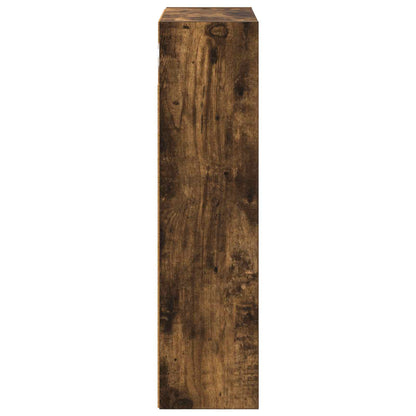 Bathroom Wall Cabinet Smoked Oak 40 x 16 x 62.5 cm