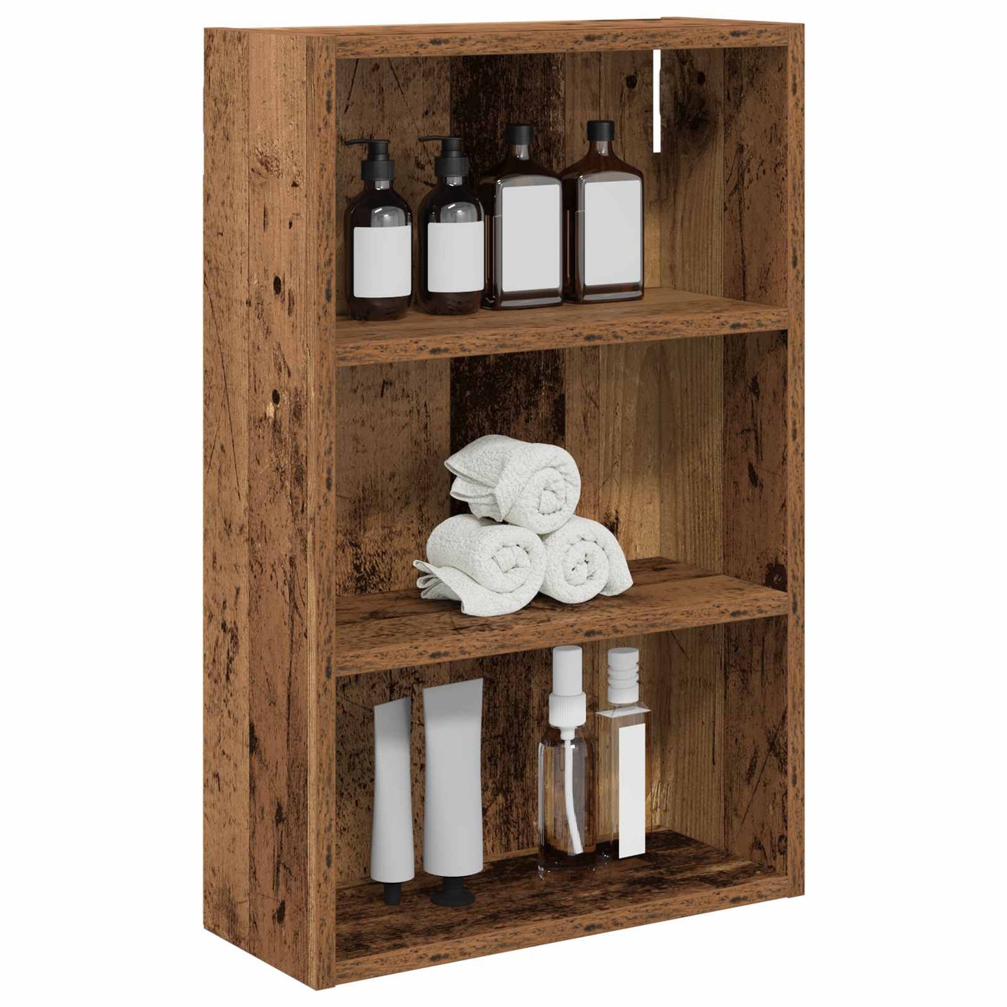 Bathroom Wall Cabinet with Shelf Old Wood 40 x 16 x 62.5 cm
