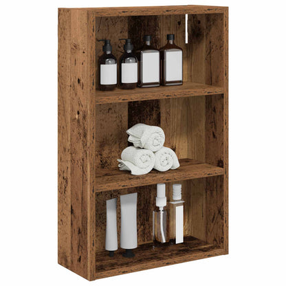 Bathroom Wall Cabinet with Shelf Old Wood 40 x 16 x 62.5 cm