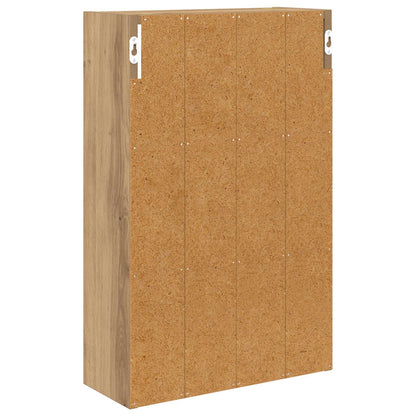 Bathroom Wall Cabinet with Shelf Artisan Oak 40 x 16 x 62.5 cm