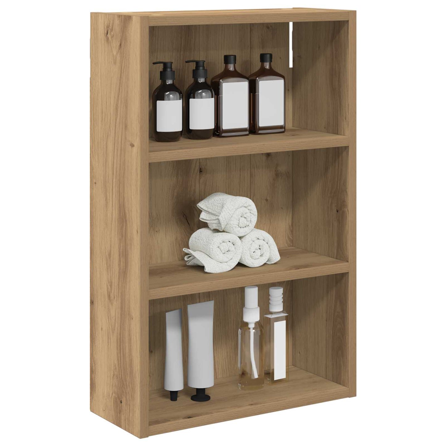 Bathroom Wall Cabinet with Shelf Artisan Oak 40 x 16 x 62.5 cm