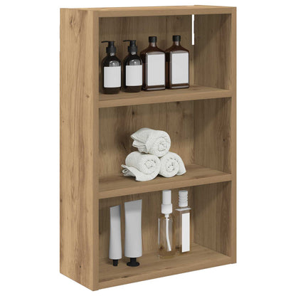 Bathroom Wall Cabinet with Shelf Artisan Oak 40 x 16 x 62.5 cm