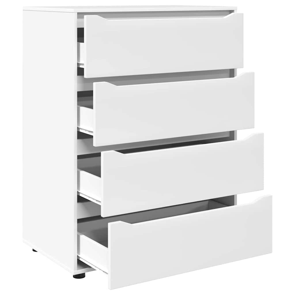 Storage Cabinets 2 pcs White 80 x 48 x 105 cm Engineered Wood