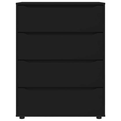 Storage Cabinets Black 80 x 48 x 105 cm Engineered Wood