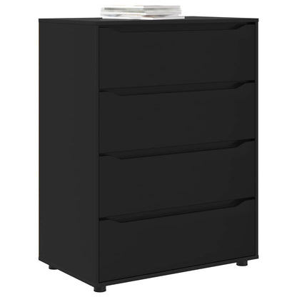 Storage Cabinets Black 80 x 48 x 105 cm Engineered Wood