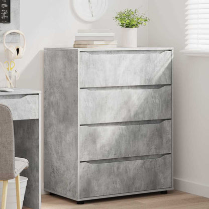 Storage Cabinets 2 pcs Concrete Grey 80 x 48 x 105 cm
