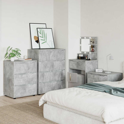 Storage Cabinets Concrete Grey 80 x 48 x 105 cm Engineered Wood