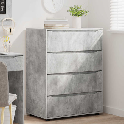 Storage Cabinets Concrete Grey 80 x 48 x 105 cm Engineered Wood