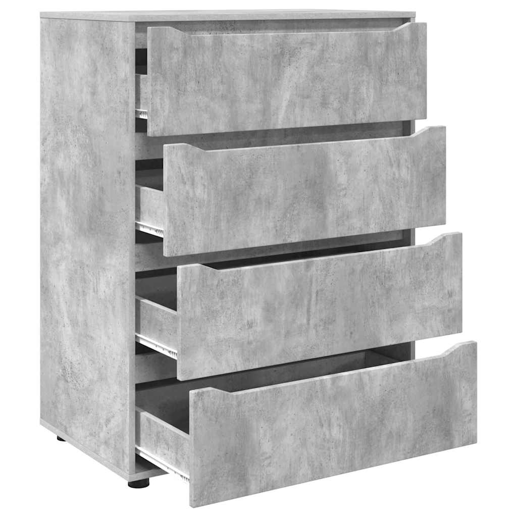 Storage Cabinets 2 pcs Concrete Grey 80 x 48 x 105 cm