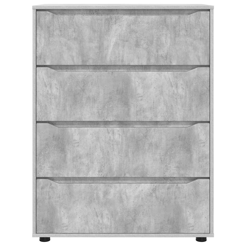 Storage Cabinets 2 pcs Concrete Grey 80 x 48 x 105 cm