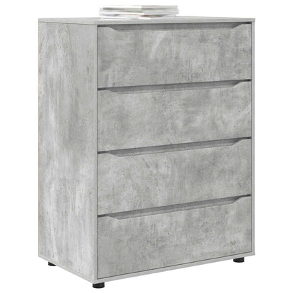Storage Cabinets Concrete Grey 80 x 48 x 105 cm Engineered Wood