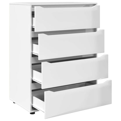 Storage Cabinets High Gloss White 80 x 48 x 105 cm