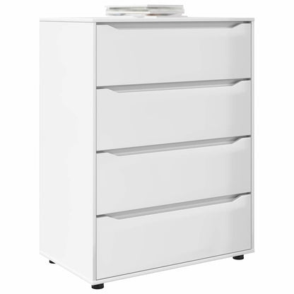 Storage Cabinets 2 pcs High Gloss White 80 x 48 x 105 cm