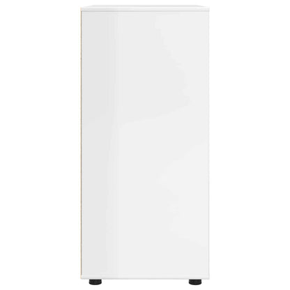 Storage Cabinets High Gloss White 80 x 48 x 105 cm