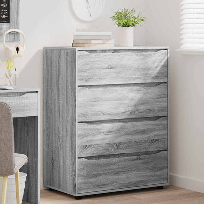Storage Cabinets 2 pcs Grey Sonoma 80 x 48 x 105 cm