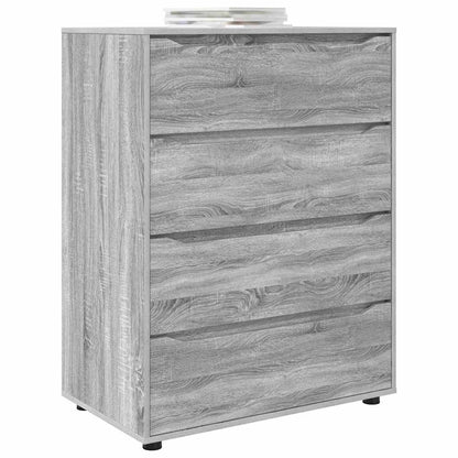 Storage Cabinets 2 pcs Grey Sonoma 80 x 48 x 105 cm