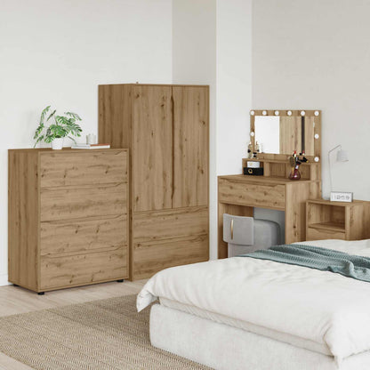 Storage Cabinets 80 x 48 x 105 cm Engineered Wood Artisan Oak