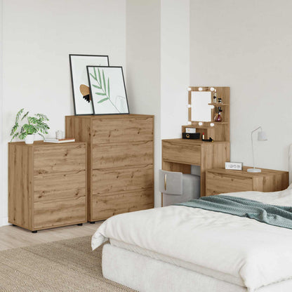 Storage Cabinets 80 x 48 x 105 cm Engineered Wood Artisan Oak