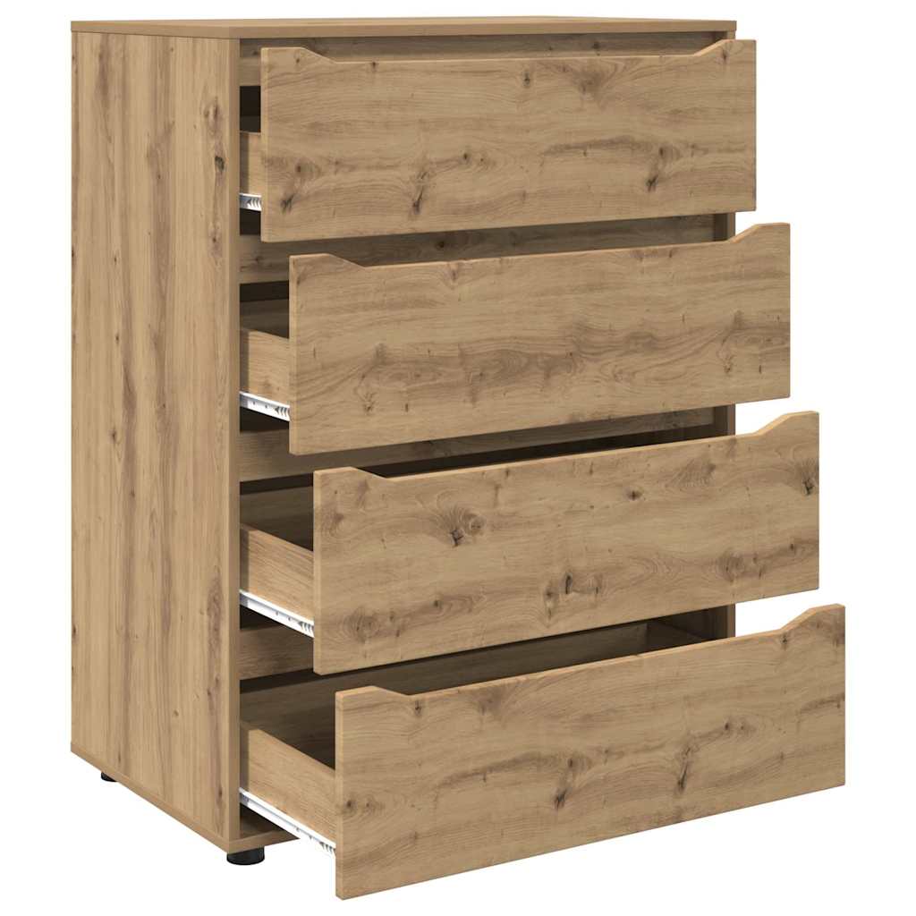 Storage Cabinets 2 pcs Artisan Oak 80 x 48 x 105 cm