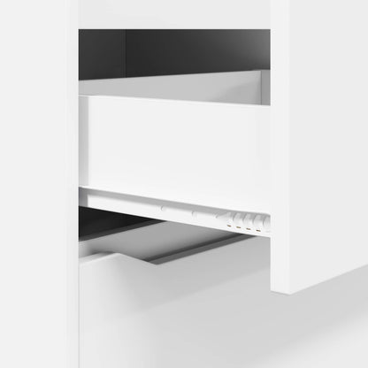 Storage Cabinets 60 x 48 x 105 cm Engineered Wood White