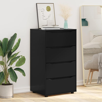 Storage Cabinets 60 x 48 x 105 cm Engineered Wood Black