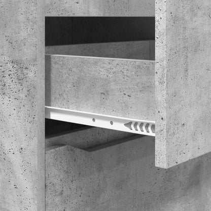 Storage Cabinets 60 x 48 x 105 cm Engineered Wood Concrete Grey