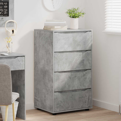 Storage Cabinets 60 x 48 x 105 cm Engineered Wood Concrete Grey