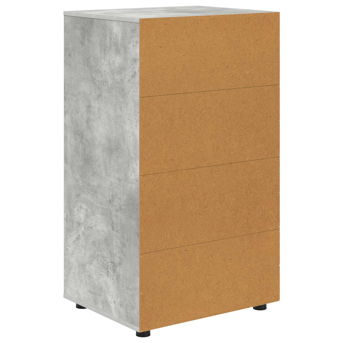 Storage Cabinets 60 x 48 x 105 cm Engineered Wood Concrete Grey
