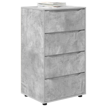 Storage Cabinets 60 x 48 x 105 cm Engineered Wood Concrete Grey
