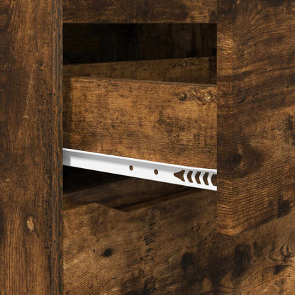 Storage Cabinets 60 x 48 x 105 cm Engineered Wood Smoked Oak