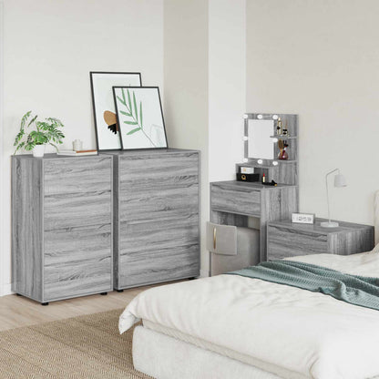 Storage Cabinets 60 x 48 x 105 cm Engineered Wood Grey Sonoma