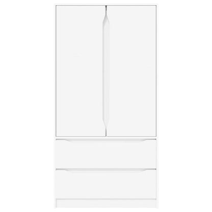 Bathroom Cabinet White 79.5 x 49 x 156 cm Engineered Wood