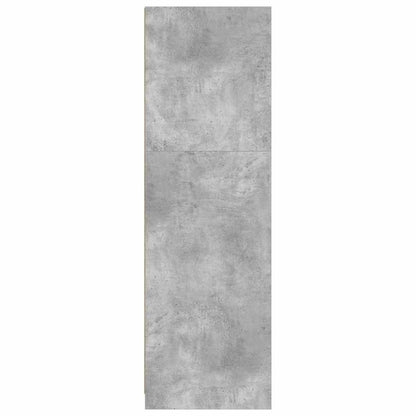 Wardrobe Concrete Grey 79.5 x 49 x 156 cm Engineered Wood