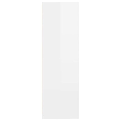 Wardrobe High Gloss White 79.5 x 49 x 156 cm Engineered Wood
