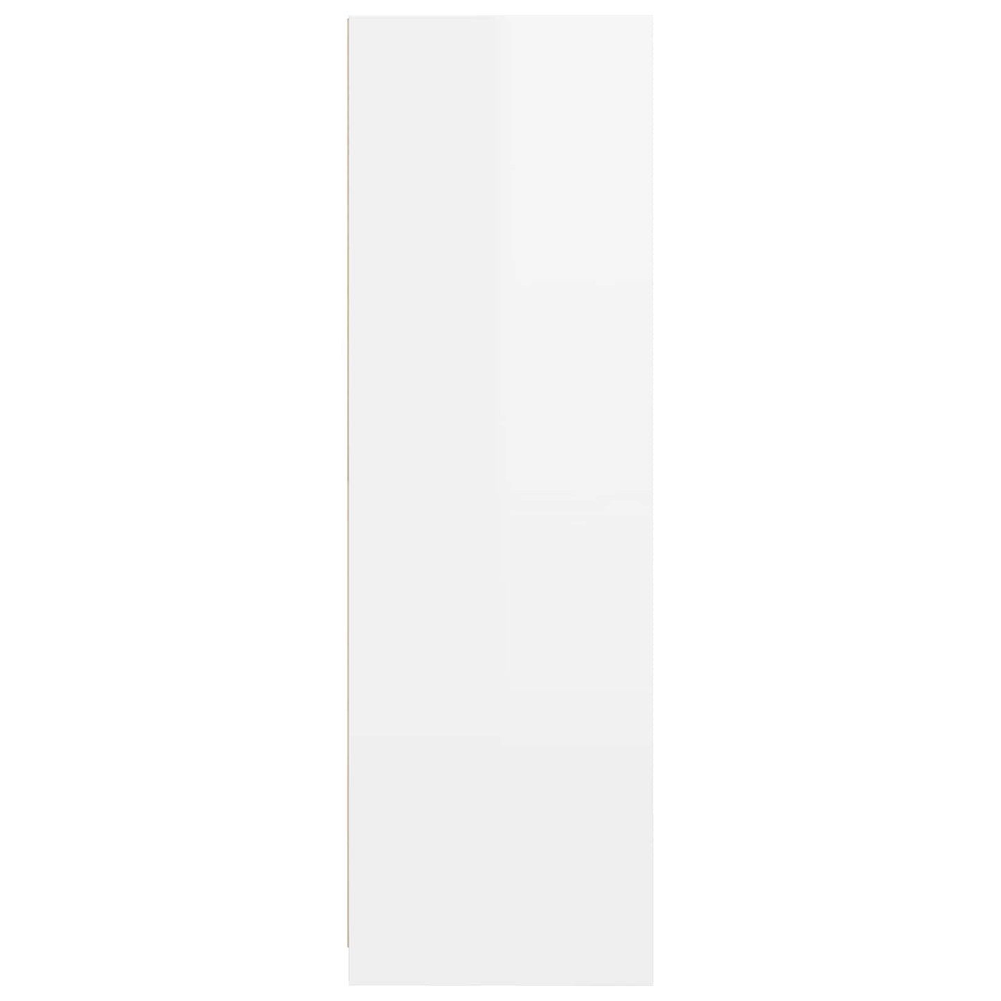 Wardrobe High Gloss White 79.5 x 49 x 156 cm Engineered Wood
