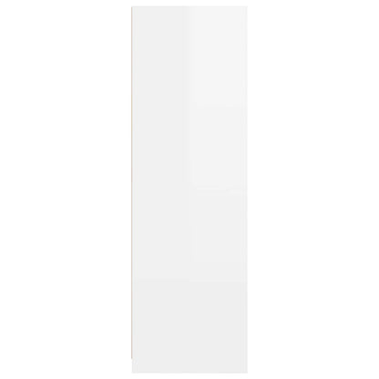 Wardrobe High Gloss White 79.5 x 49 x 156 cm Engineered Wood