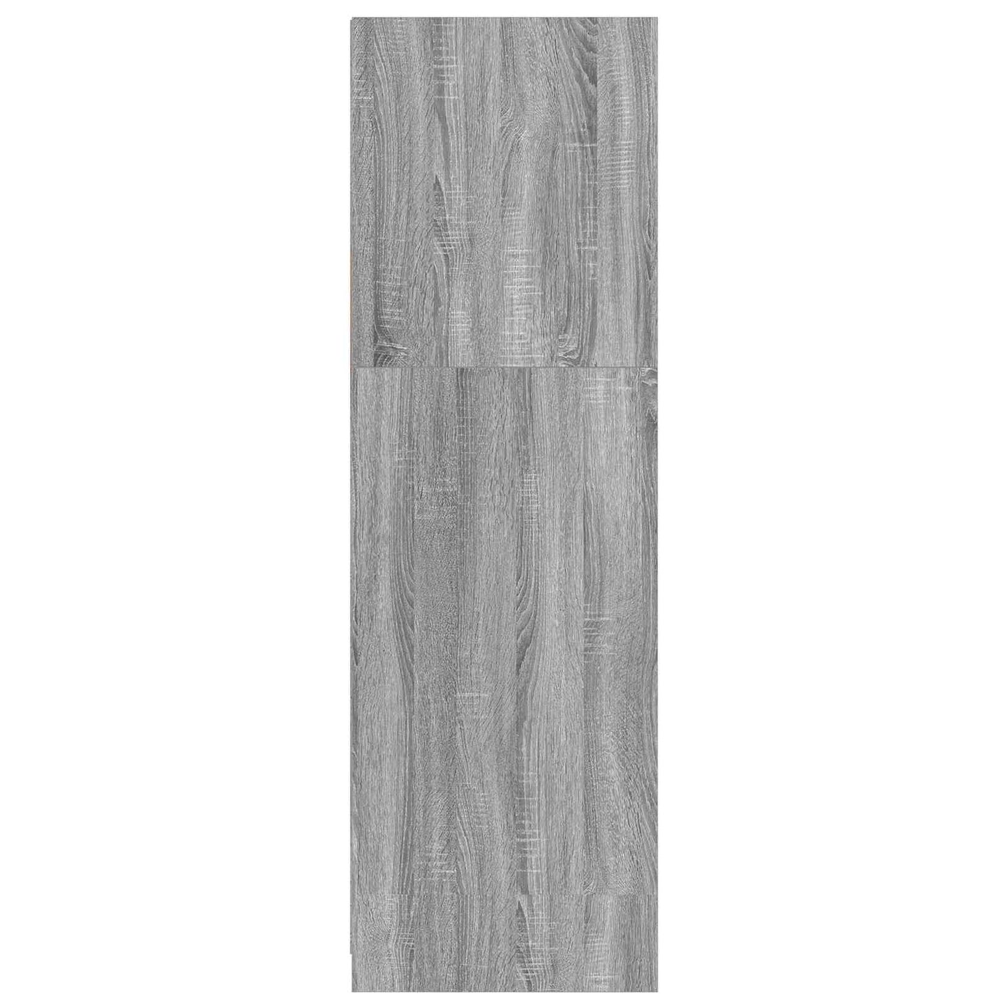 Wardrobe Manual Grey Sonoma 79.5 x 49 x 156 cm Engineered Wood