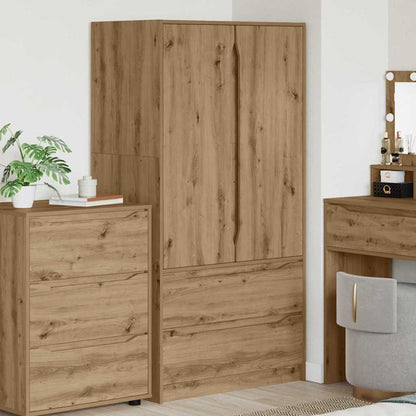Wardrobe Manual Artisan Oak 79.5 x 49 x 156 cm Engineered Wood