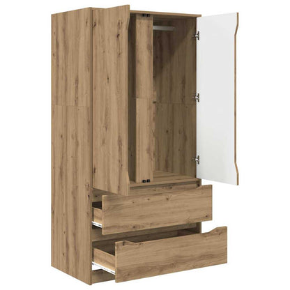 Wardrobe Manual Artisan Oak 79.5 x 49 x 156 cm Engineered Wood