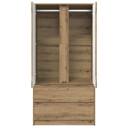 Wardrobe Manual Artisan Oak 79.5 x 49 x 156 cm Engineered Wood