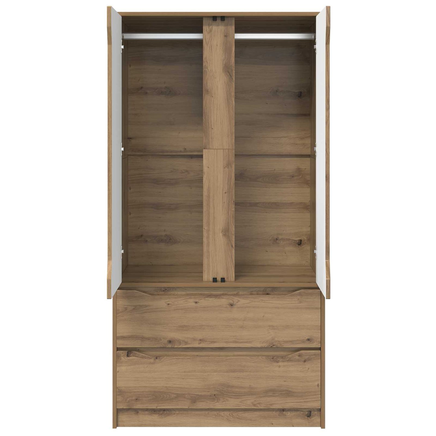 Wardrobe Manual Artisan Oak 79.5 x 49 x 156 cm Engineered Wood