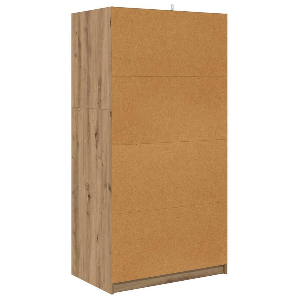 Wardrobe Manual Artisan Oak 79.5 x 49 x 156 cm Engineered Wood