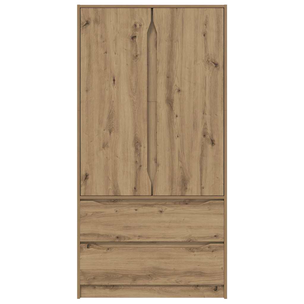 Wardrobe Manual Artisan Oak 79.5 x 49 x 156 cm Engineered Wood
