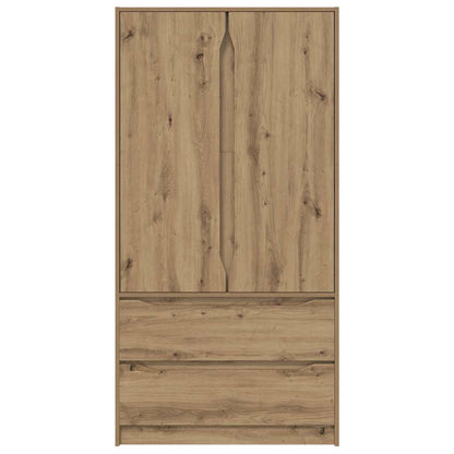 Wardrobe Manual Artisan Oak 79.5 x 49 x 156 cm Engineered Wood
