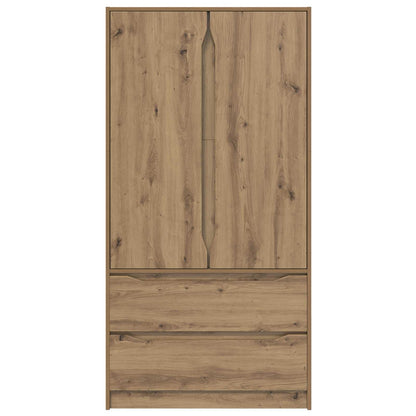 Wardrobe Manual Artisan Oak 79.5 x 49 x 156 cm Engineered Wood