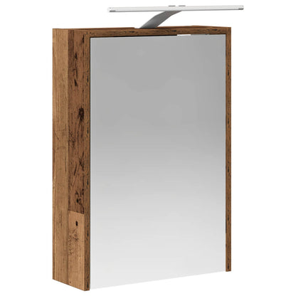 Bathroom Cabinet Set 5 pcs Old Wood 43 x 16 x 62.5 cm